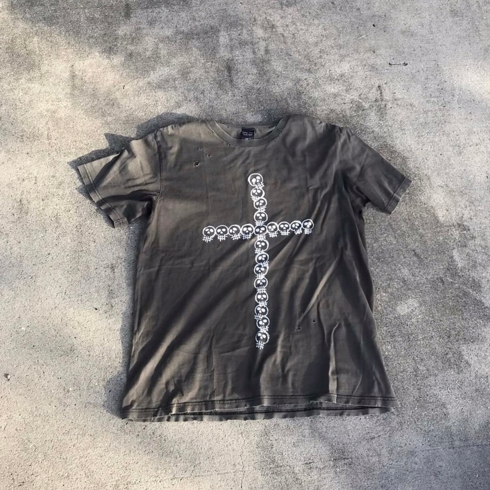 Number (N)ine Distressed Skull Tee